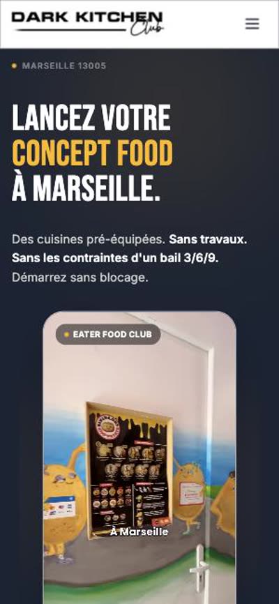 Version mobile du site