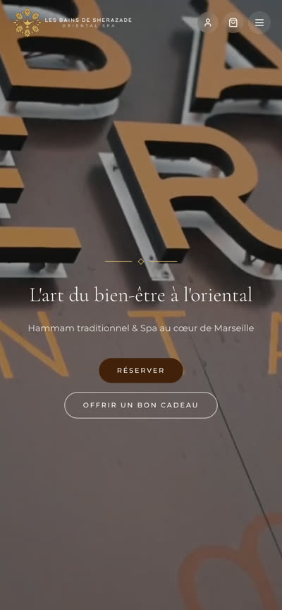 Version mobile du site