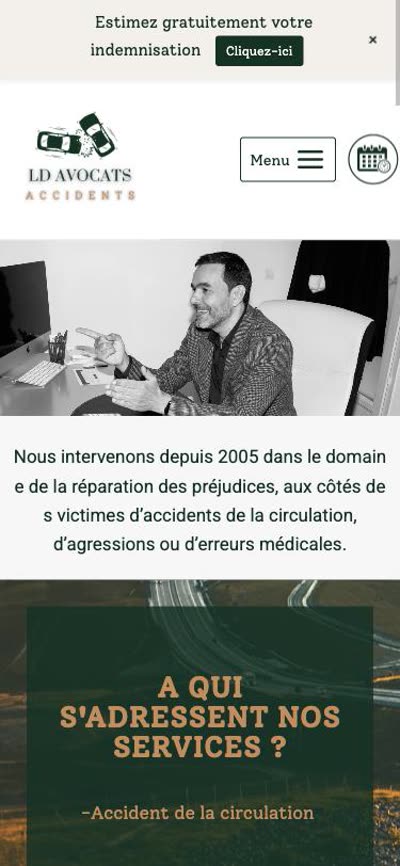 Version mobile du site